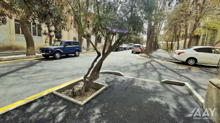 AAYDA Mustafa bəy Topçubaşov küçəsini əsaslı şəkildə təmir edib