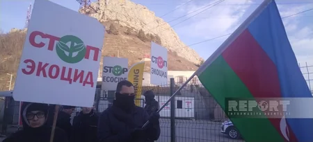 Protest continues on Khankandi-Lachin road, activists call to protect environment