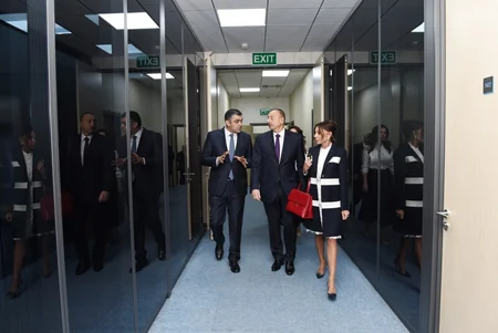 President Ilham Aliyev attended opening of Regional Data and International Commutation Centers