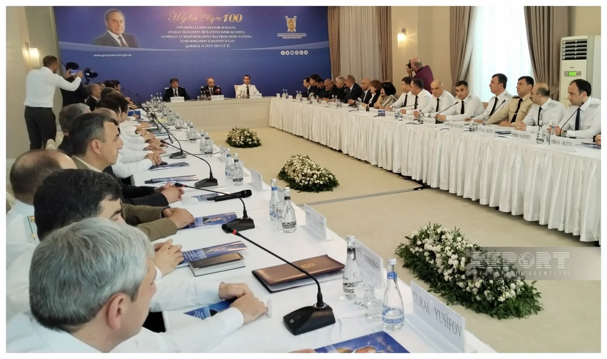 Baş prokuror: Heydər Əliyevin siyasəti nəticəsində ölkəmizin mövcudluğuna qarşı yönələn bütün təhdidlər zərərsizləşdirilib