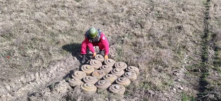 В прифронтовой зоне обнаружено 126 неразорвавшихся боеприпасов 