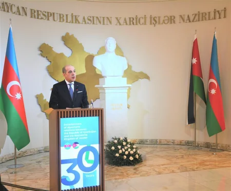 Bakıda Azərbaycanla İordaniya arasında diplomatik əlaqələrin qurulmasının 30 illiyi qeyd olunub