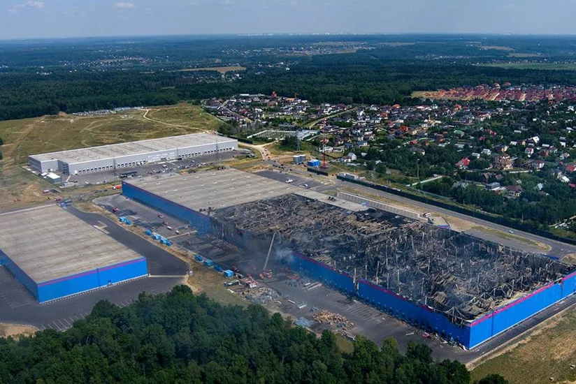 Ozon подал иск на $56 млн к владельцу сгоревшего склада в Истре