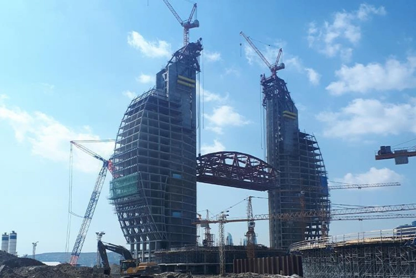 Britaniyanın Heavy Lift AL şirkəti Bakıda ən ağır körpü inşa edib
