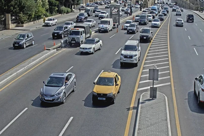 Bakının Heydər Əliyev prospektində hərəkət məhdudlaşdırılıb