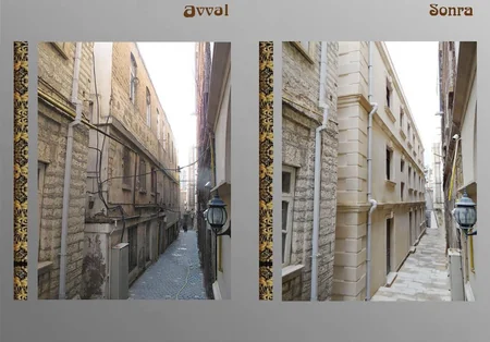 İçərişəhərdə yaşayış binası təmir olunaraq sakinlərə təhvil verilib
