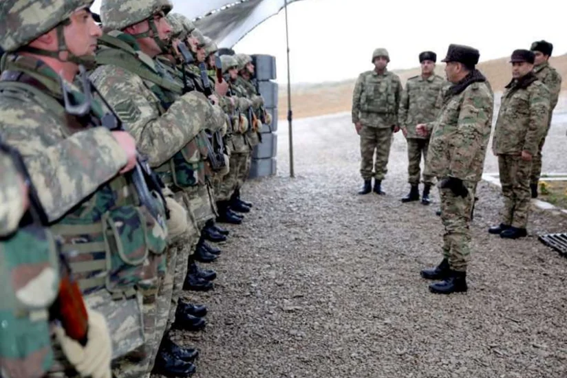 Müdafiə Nazirliyinin rəhbərliyi cəbhə bölgəsində səfərdədir - VİDEO