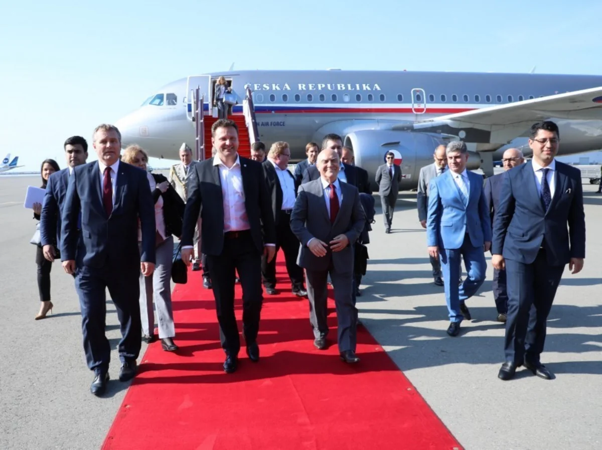 Çexiya Deputatlar Palatasının sədri Azərbaycana rəsmi səfərə gəlib