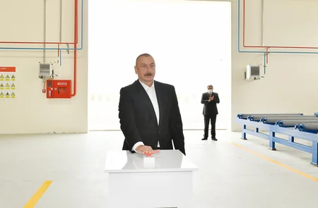 Prezident Hacıqabul Sənaye Məhəlləsinin açılışında iştirak edib - YENİLƏNİB