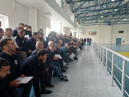 Sabirabadda məşqçilərin ümumrespublika seminarı keçirilib