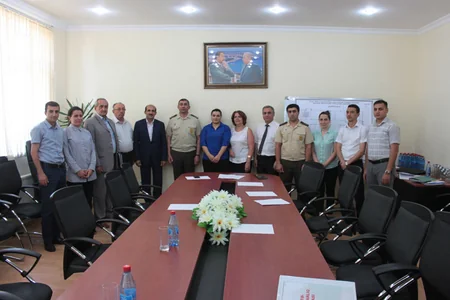 ​Ekologiya İdarəsində rəhbər heyətin mülki müdafiə məşqi keçirilib