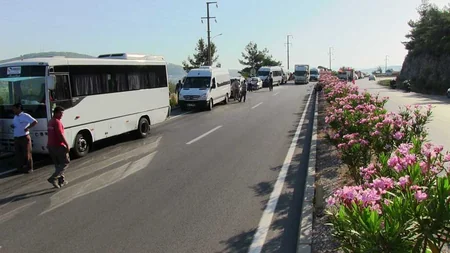 20 cars collided in Turkey, 5 persons injured