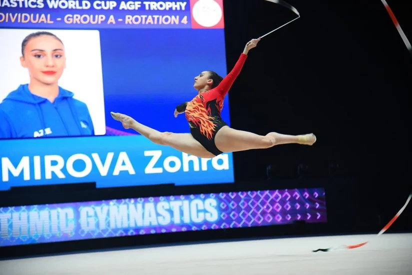 Azərbaycan bədii gimnastı Bakıdakı Dünya Kubokunda çıxışını başa vurub
