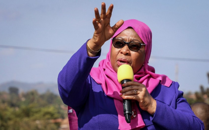 Tanzaniyada ilk dəfə qadın prezident olub
