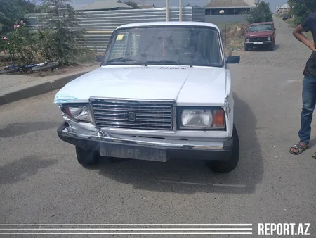 Cəlilabadda iki avtomobil toqquşdu  