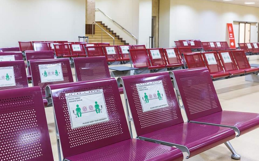 Heydər Əliyev Beynəlxalq Aeroportu koronavirusa görə tədbirlərini genişləndirir
