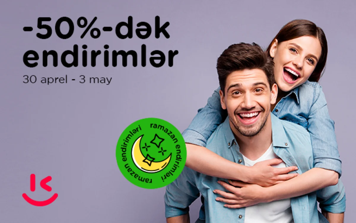 “Kontakt”da çoxdan gözlədiyiniz Ramazan kampaniyası başladı-50%-dək ENDİRİM