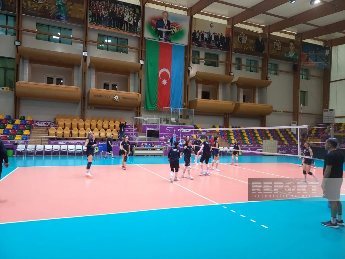 Qızıl Avropa Liqasına hazırlaşan Azərbaycanın voleybol millisi növbəti məşqinə çıxıb