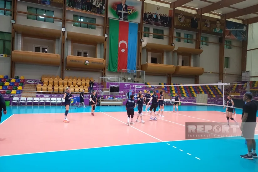 Qızıl Avropa Liqasına hazırlaşan Azərbaycanın voleybol millisi növbəti məşqinə çıxıb