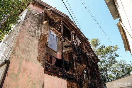 Bakıda evləri yanan məcburi köçkünlər: “Hələ gözləyirik” - FOTOREPORTAJ