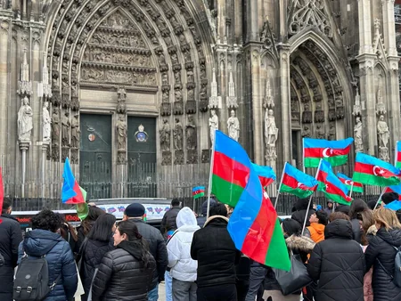 Action to commemorate victims of Khojaly genocide held in Germany