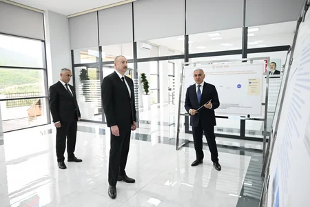 President Ilham Aliyev attends inauguration of “Khojaly substation and Digital Control Center owned by “Azerishig” OJSC