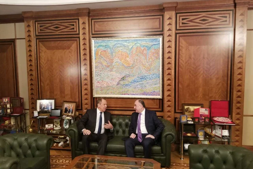 XİN Elmar Məmmədyarov və Sergey Lavrovun görüşü ilə bağlı məlumat yayıb