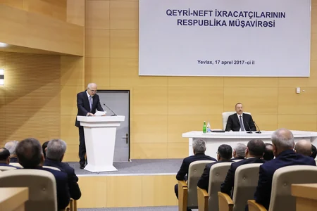 Prezident İlham Əliyevin sədrliyi ilə Yevlaxda qeyri-neft ixracatçılarının respublika müşavirəsi keçirilib - YENİLƏNİB-2