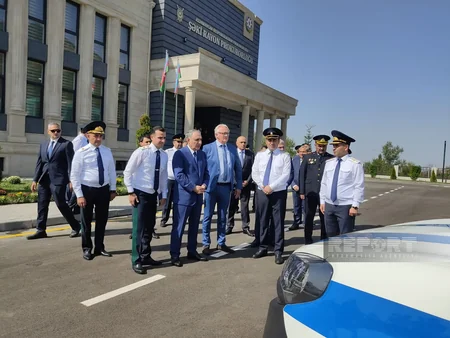 Şəki Rayon Prokurorluğunun yeni inzibati binasının açılışı olub