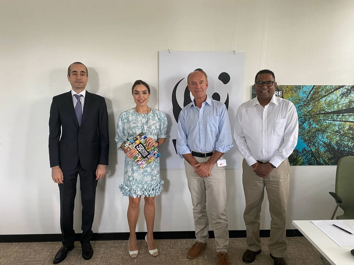 Leyla Əliyeva IUCN və WWF International təşkilatlarının rəhbərləri ilə görüşüb