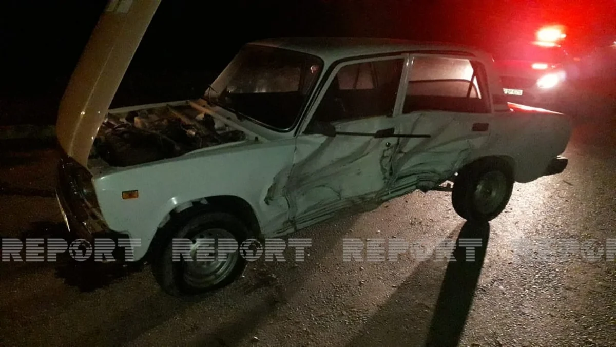 Kürdəmirdə ağır yol qəzası, xəsarət alan var