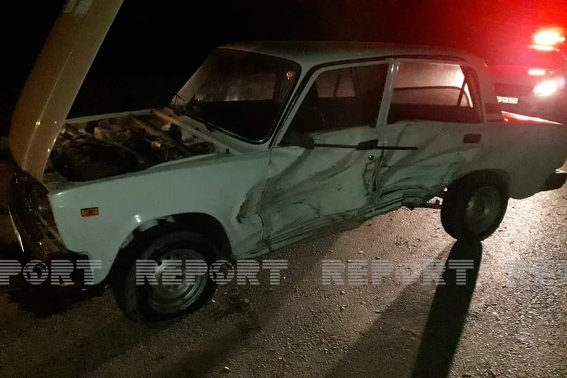 Kürdəmirdə ağır yol qəzası, xəsarət alan var