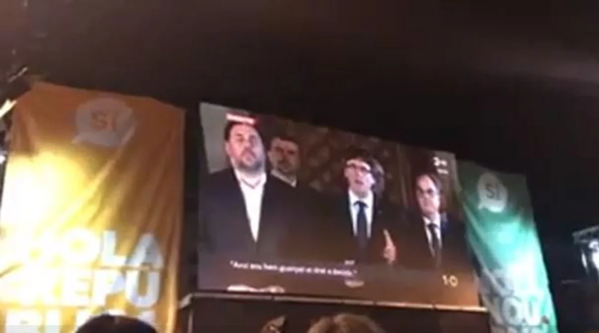 Глава Каталонии объявил о результатах референдума - ВИДЕО