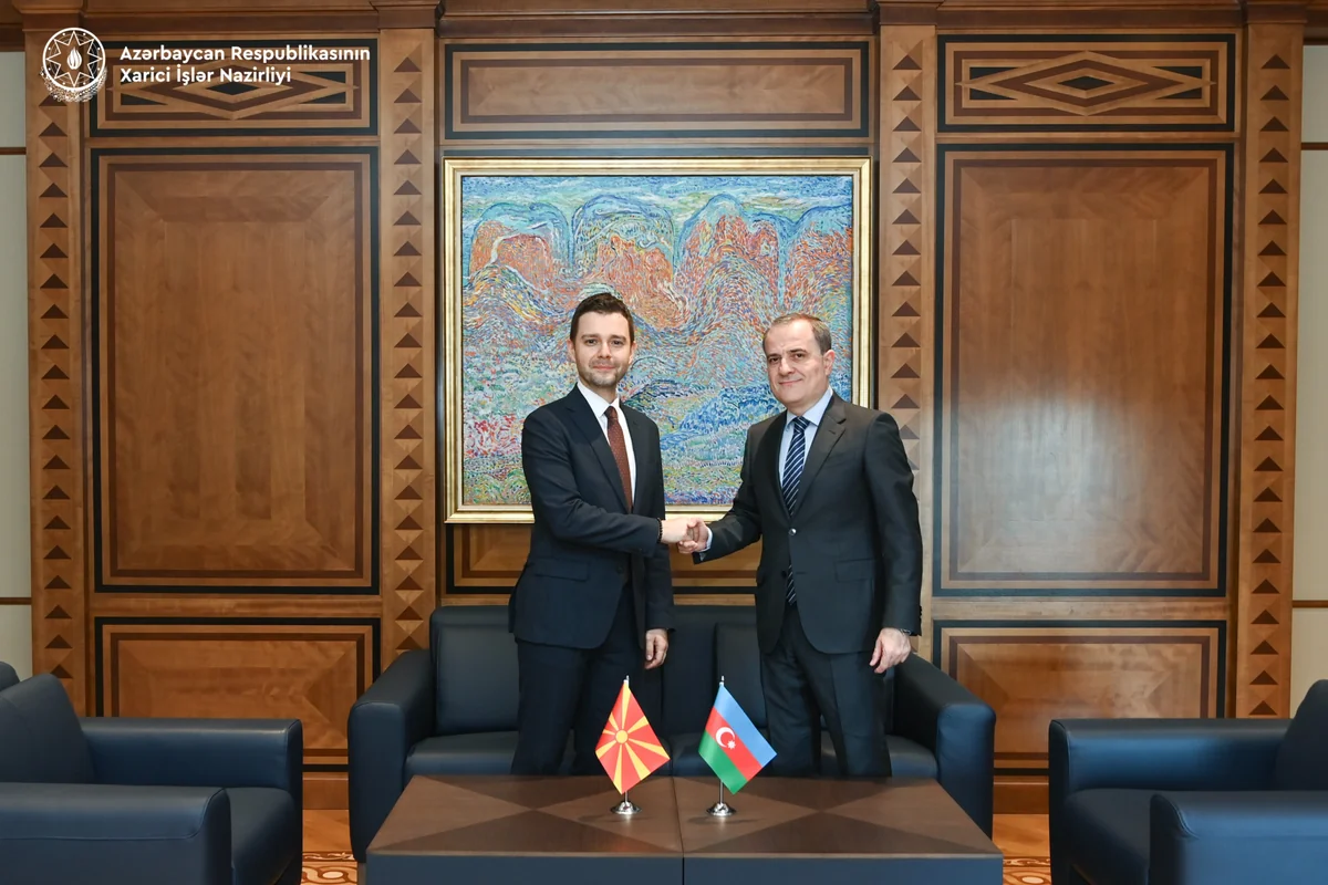 Ceyhun Bayramov şimali makedoniyalı həmkarını regiondakı vəziyyət barədə məlumatlandırıb - YENİLƏNİB