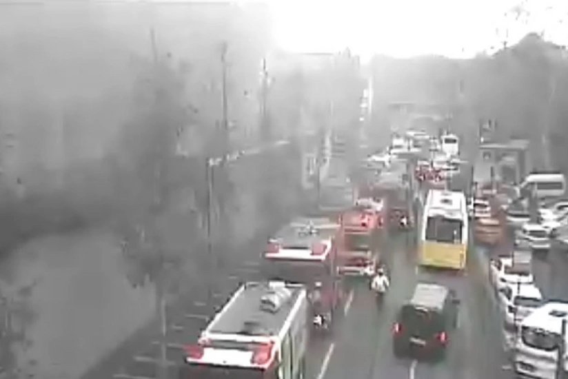 İstanbulun Çırağan sarayında yanğın başlayıb