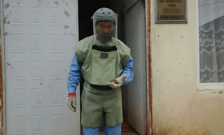 Tapqaraqoyunluda əl qumbarası tapılıb