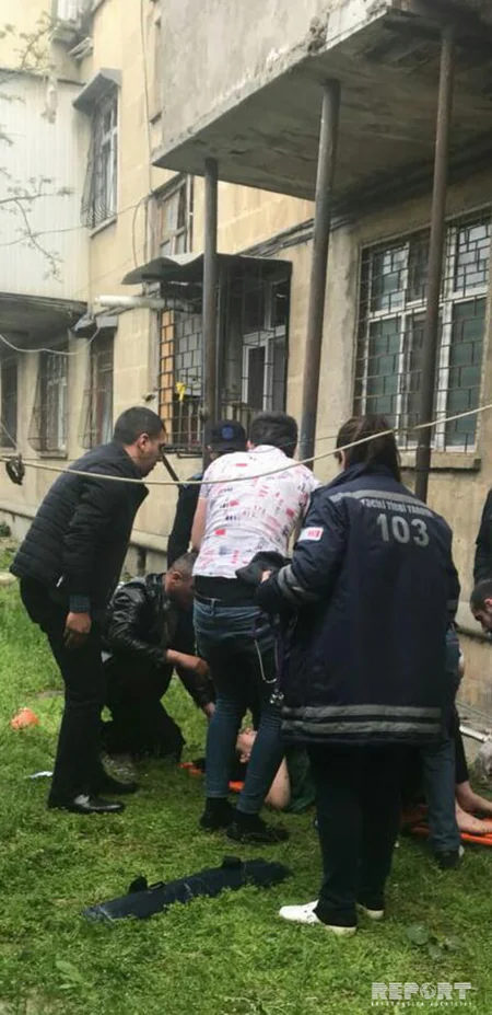Sumqayıtda gənc qadın 5-ci mərtəbədən yıxılıb - YENİLƏNİB