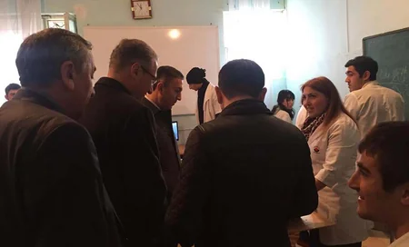Millət vəkilləri Sumqayıtda peşə məktəblərində olublar