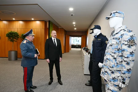 Prezident İlham Əliyev DGK-nın yeni inzibati binasının açılışında iştirak edib