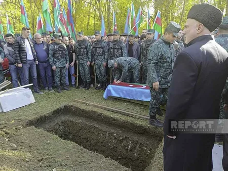 Şəkidə Birinci Qarabağ müharibəsinin şəhidi Şahid Məmmədov dəfn edilib - YENİLƏNİB