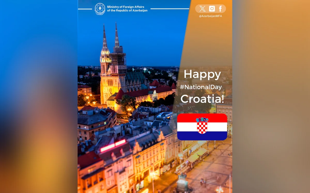 Azərbaycan XİN Xorvatiyanı təbrik edib