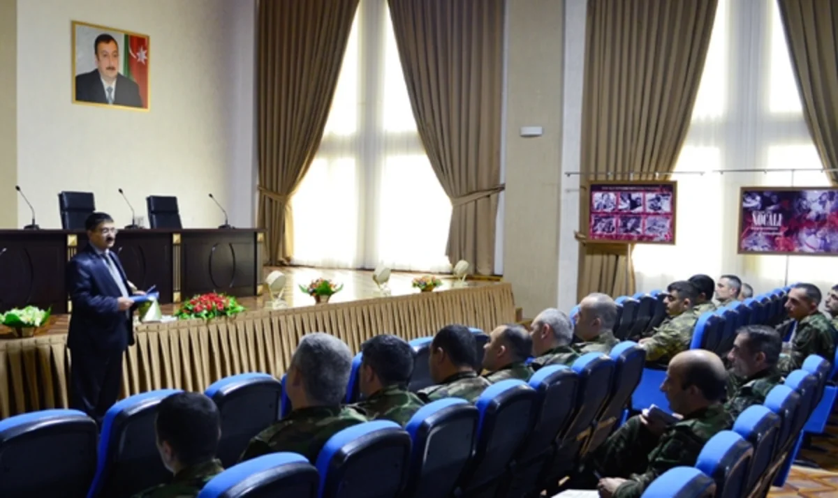 Azərbaycan ​Silahlı Qüvvələrinin cəbhə bölgəsində toplantısı keçirilib