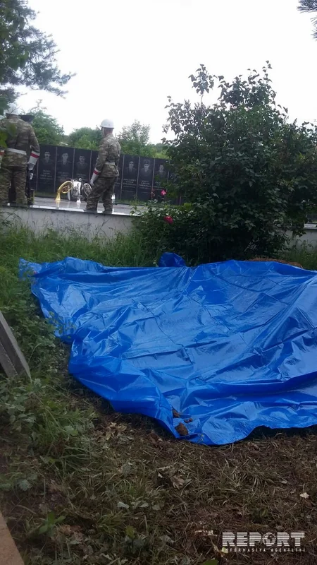 Azərbaycanın şəhid olan hərbi qulluqçusu dəfn edilib - FOTO - VİDEO