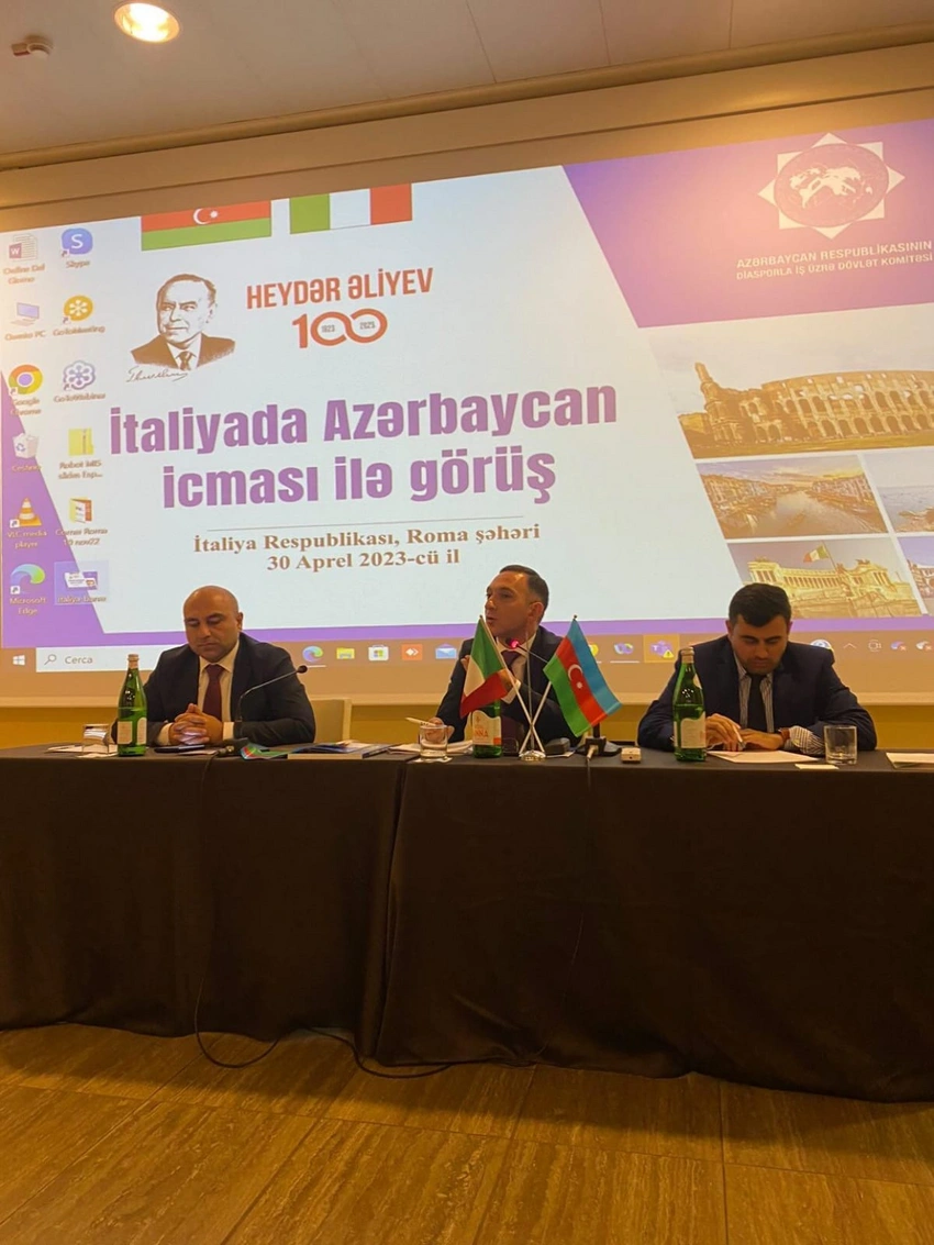 Romada İtaliya Azərbaycanlıları Koordinasiya Şurasının toplantısı keçirilib