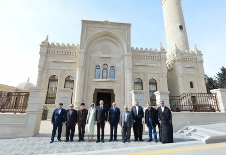 Prezident İlham Əliyev Hacı Cavad məscidinin yeni binasının açılışında iştirak edib - YENİLƏNİB