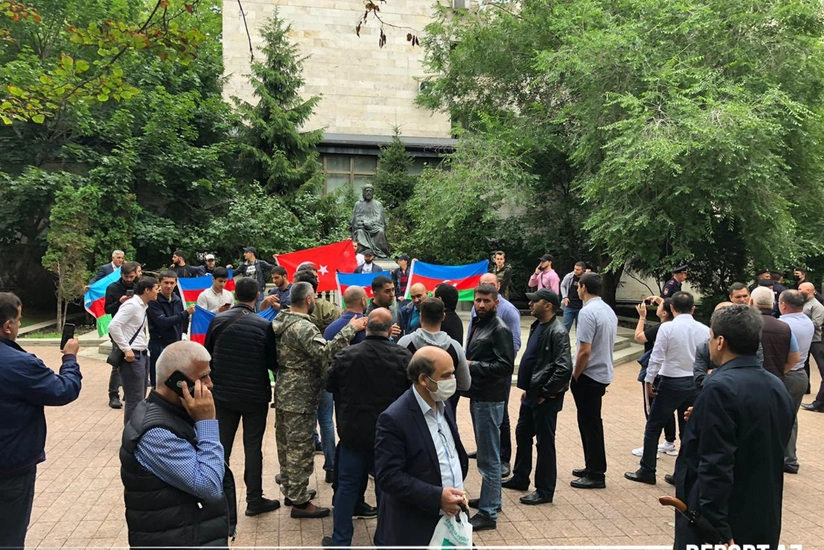 В Москве прошла акция в поддержку Азербайджанской армии