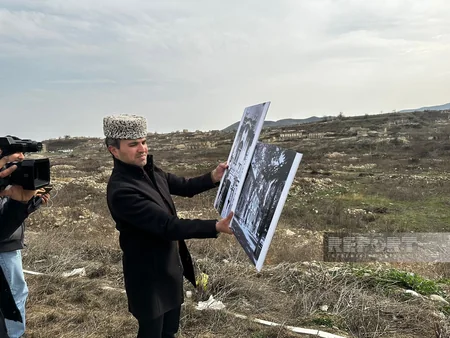 Xarici jurnalistlər Füzuliyə və Merdinli kənd məscidinə baş çəkib