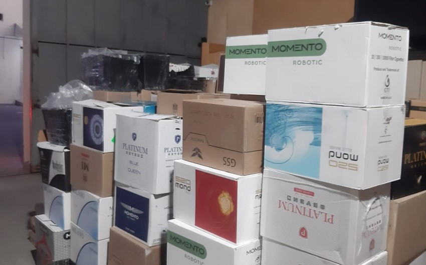 Azərbaycanda dəyəri 100 min manatdan çox olan aksiz markasız tütün məmulatları aşkar edilib 