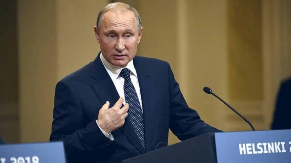 Vladimir Putin addresses to Russian people