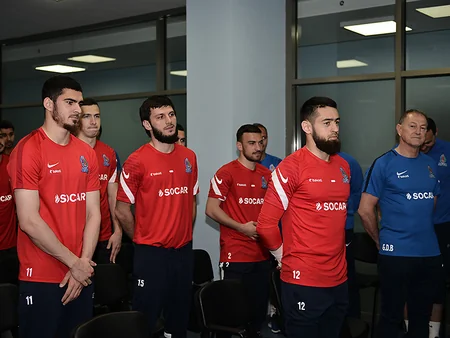 AFFA rəhbərliyi milli komanda ilə görüşüb